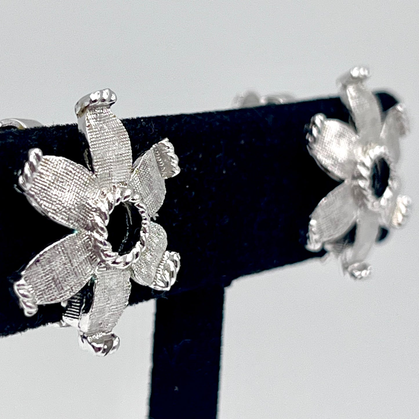 Late 50s/ Early 60s Coro Flower Earrings