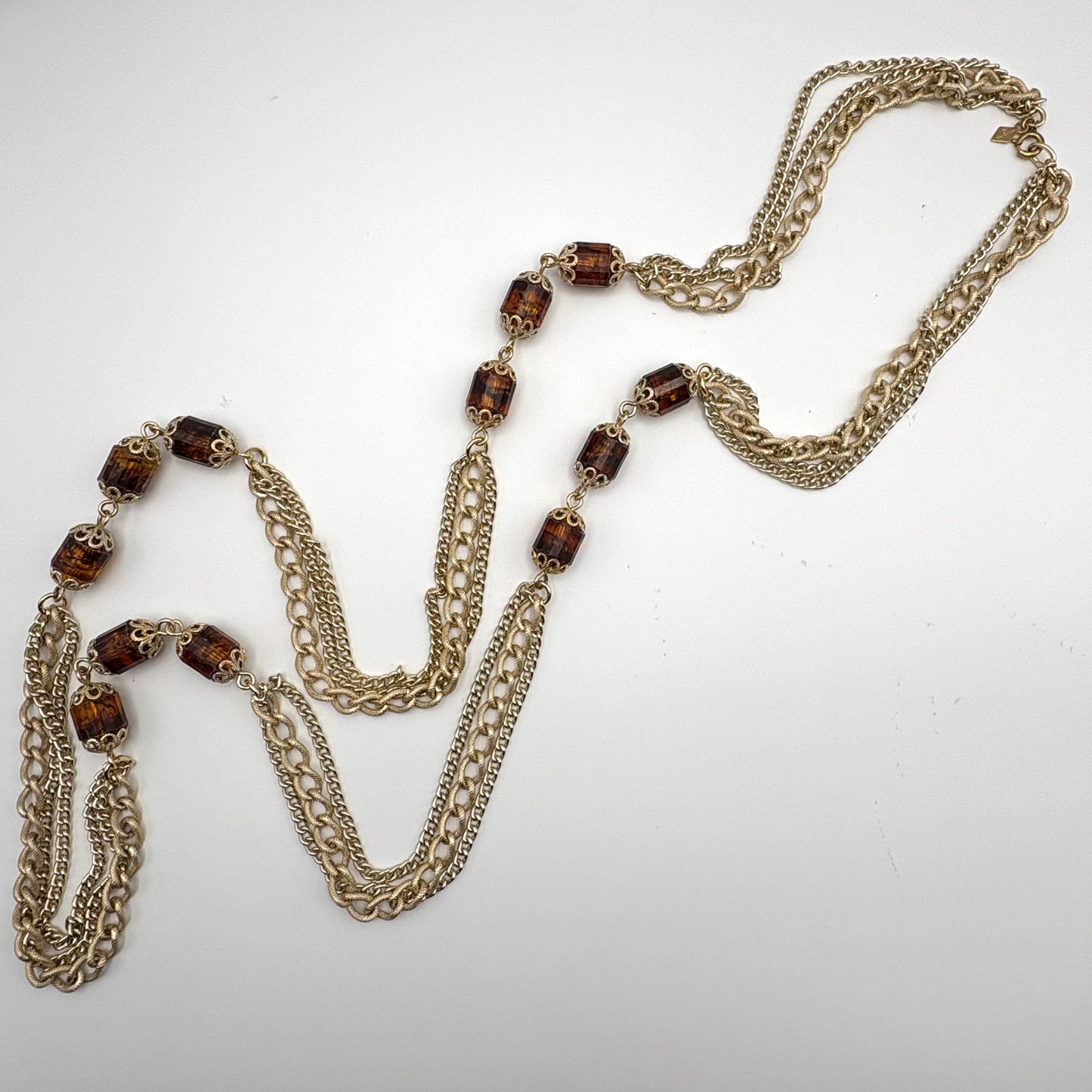 1972 Sarah Coventry Golden Lanterns Necklace