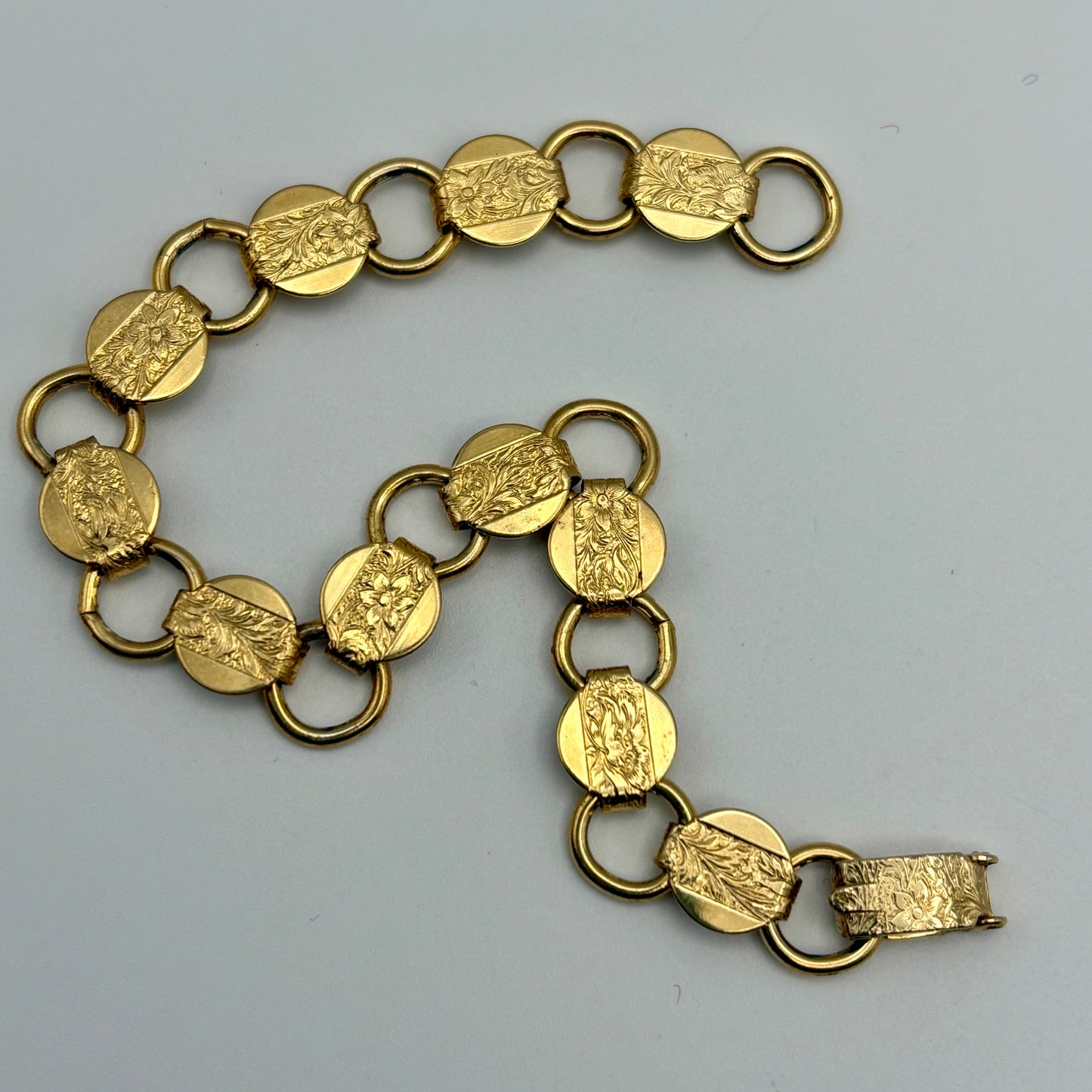 1959 Sarah Coventry Young and Gay Bracelet -Gold