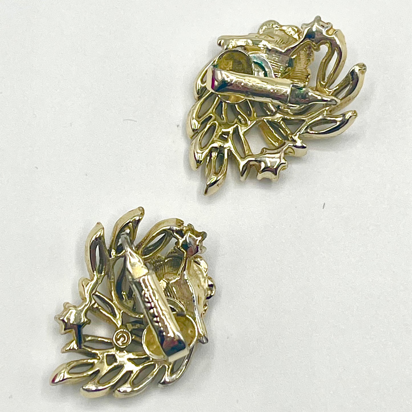 1960s Coro Rhinestone Earrings
