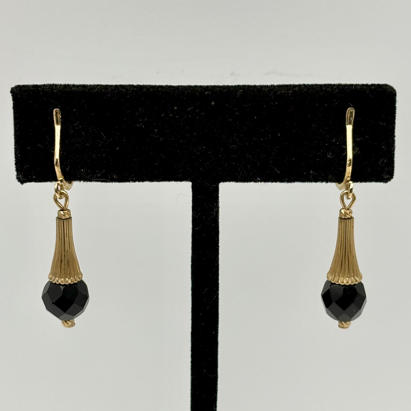1966 Sarah Coventry Dancing Jet Earrings