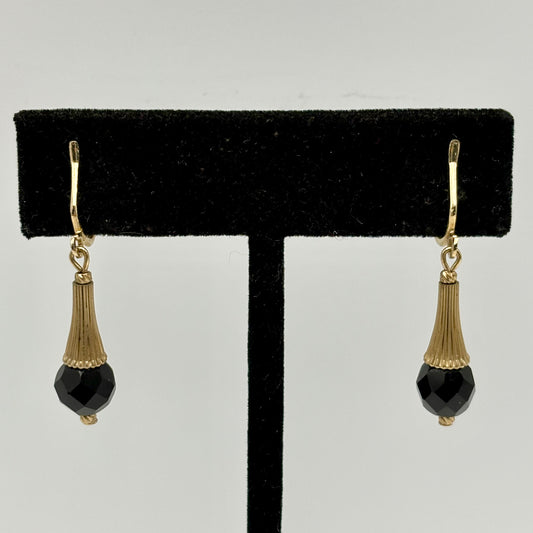 1966 Sarah Coventry Dancing Jet Earrings