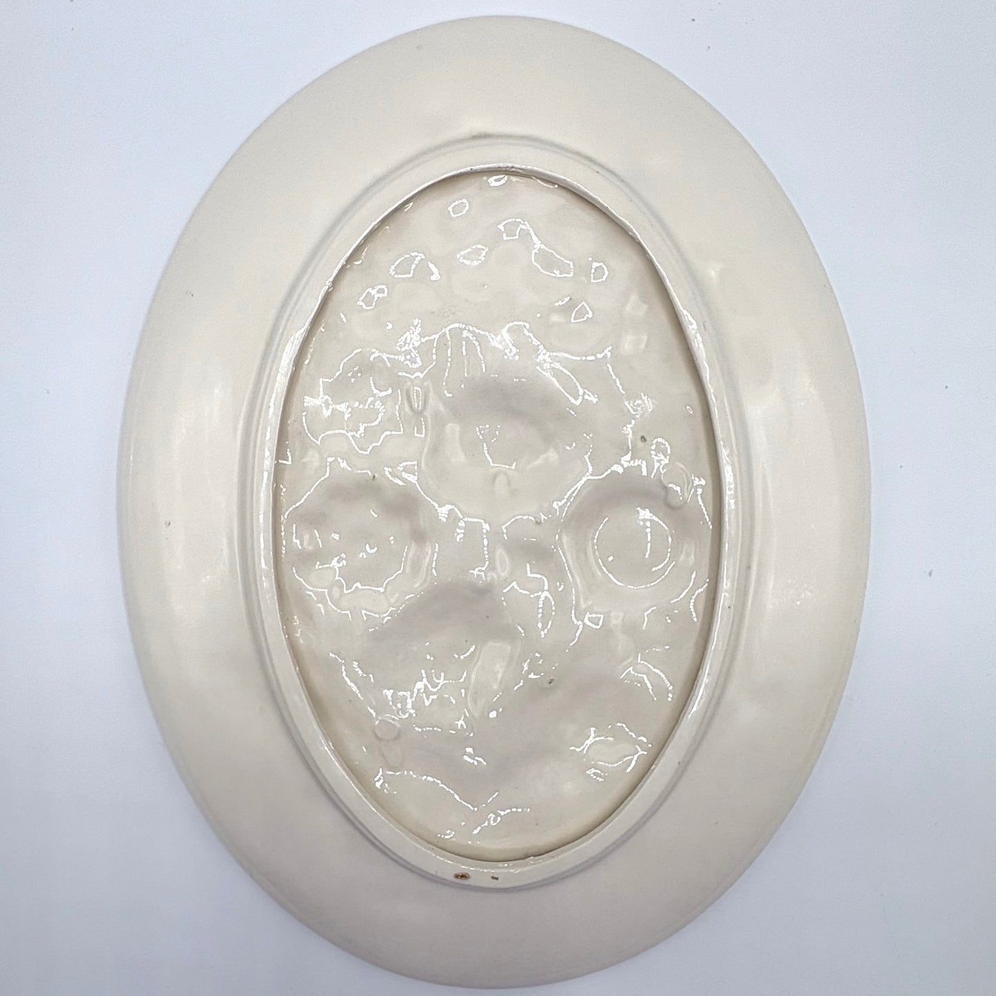 1970s Decorative Flower Plate