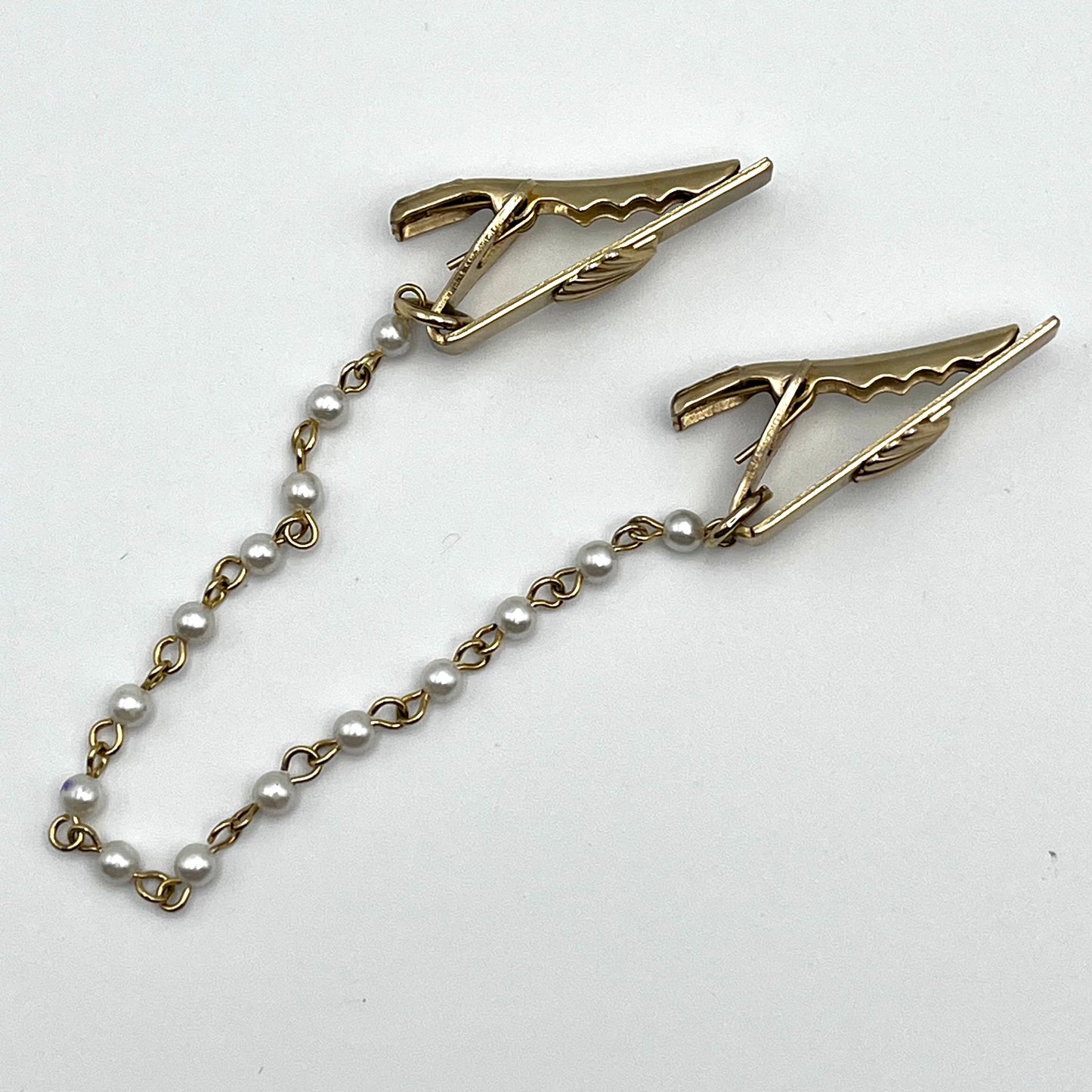 Late 50s/ Early 60s Seashell Sweater Clips