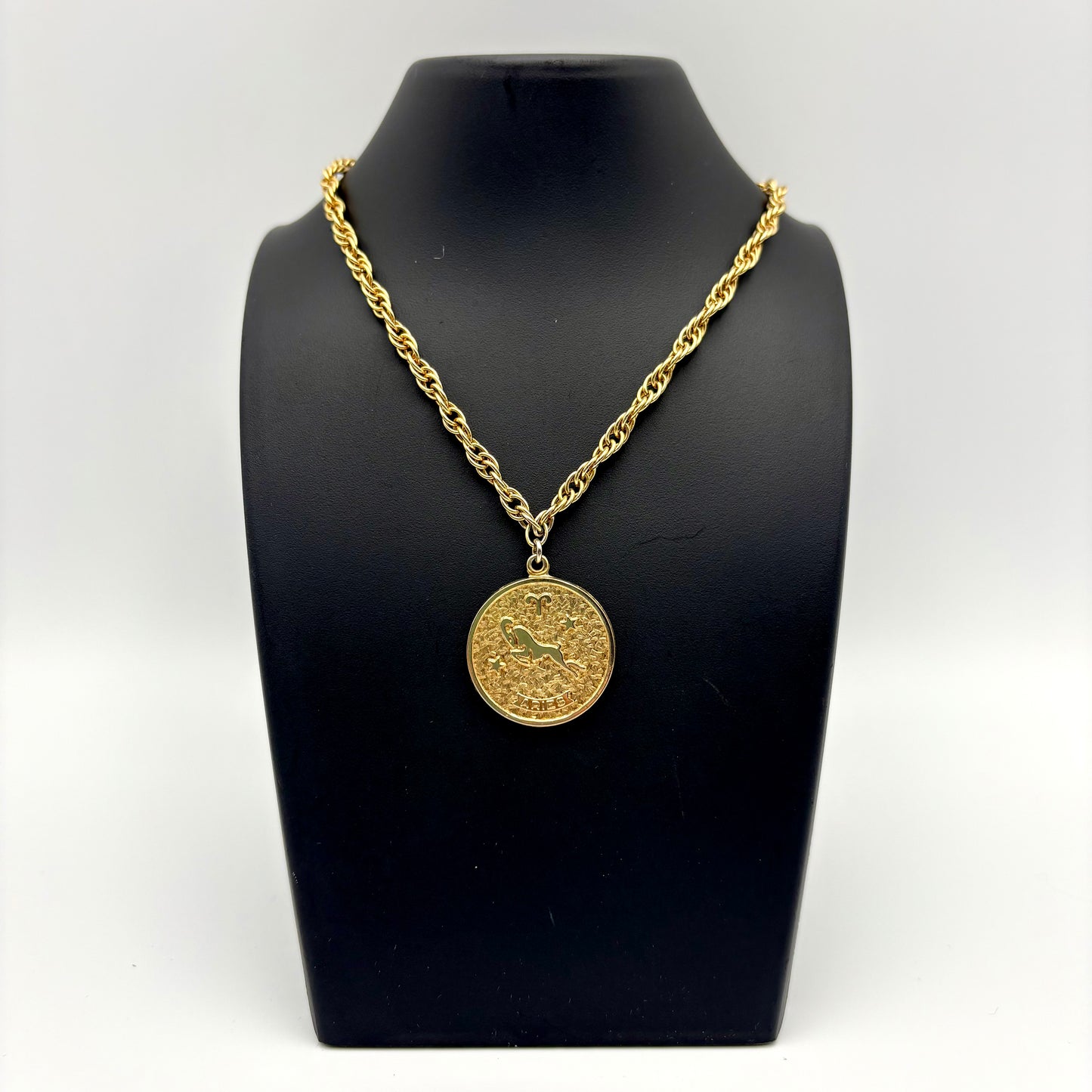 1970 Sarah Coventry Zodiac Pendant Necklace -Aries