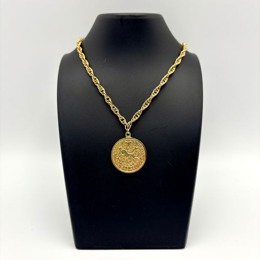 1970 Sarah Coventry Zodiac Pendant Necklace -Aries