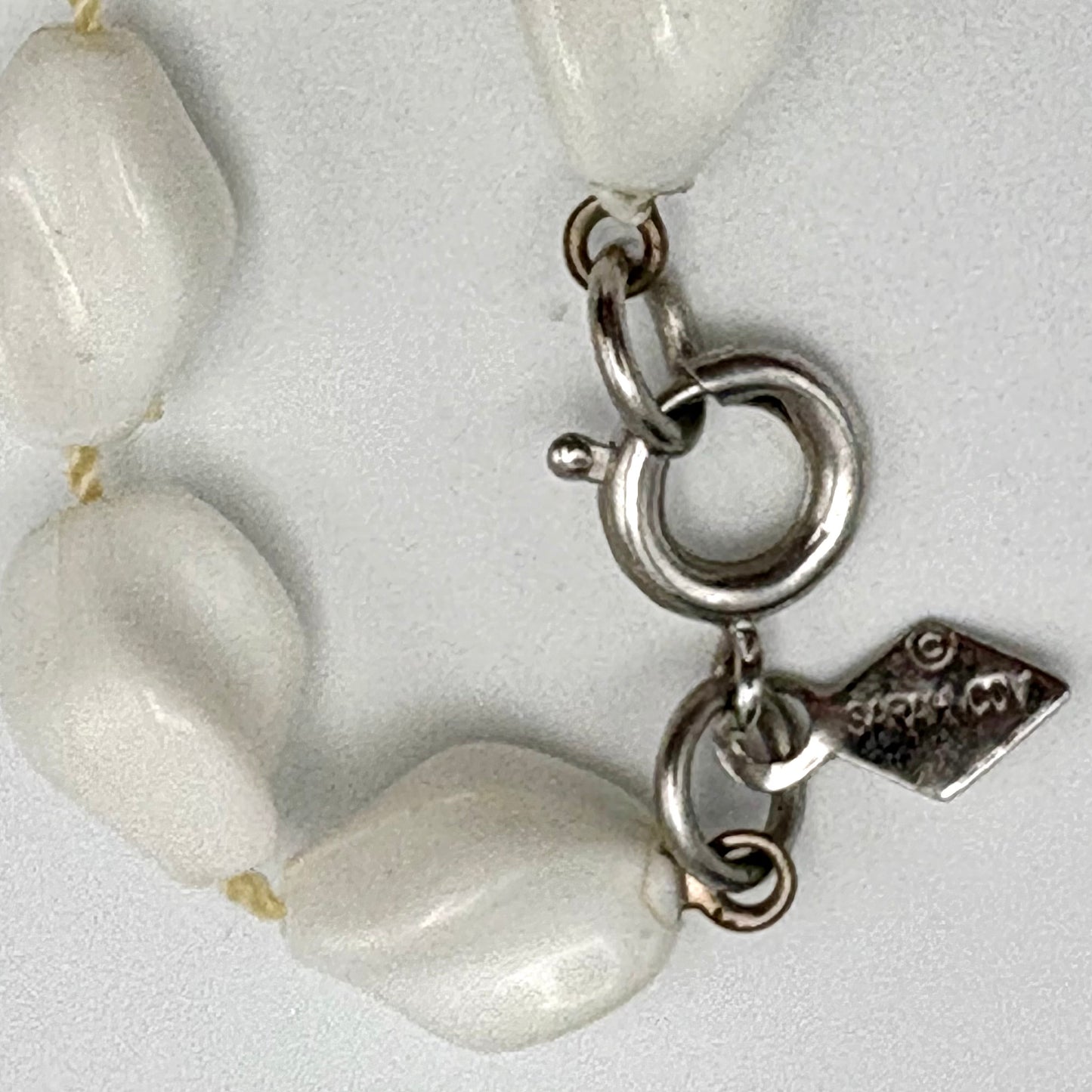 1975 Sarah Coventry Holiday Beads Necklace - White