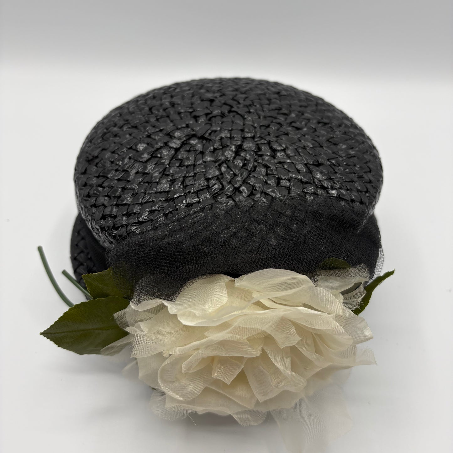 Late 50s/ Early 60s Straw Percher Hat