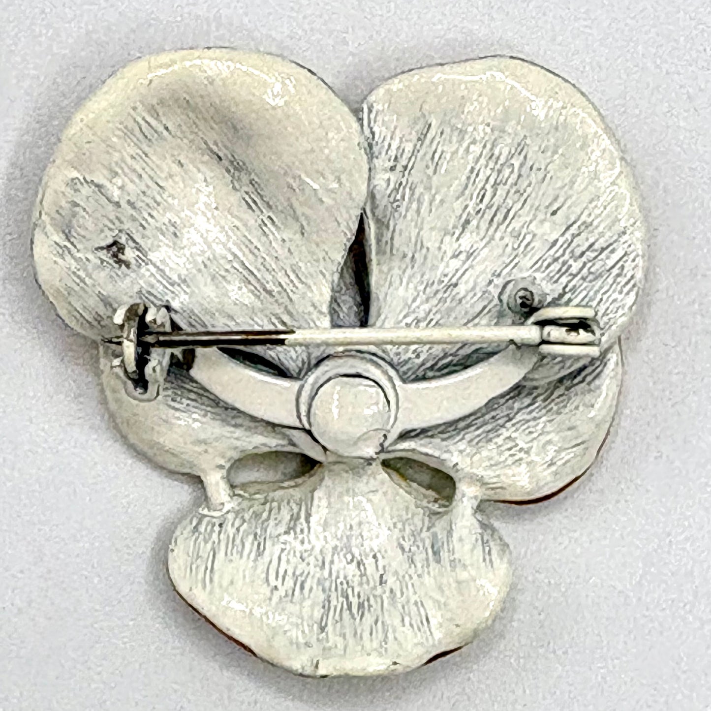 50s/60s Enamel Pansy Brooch
