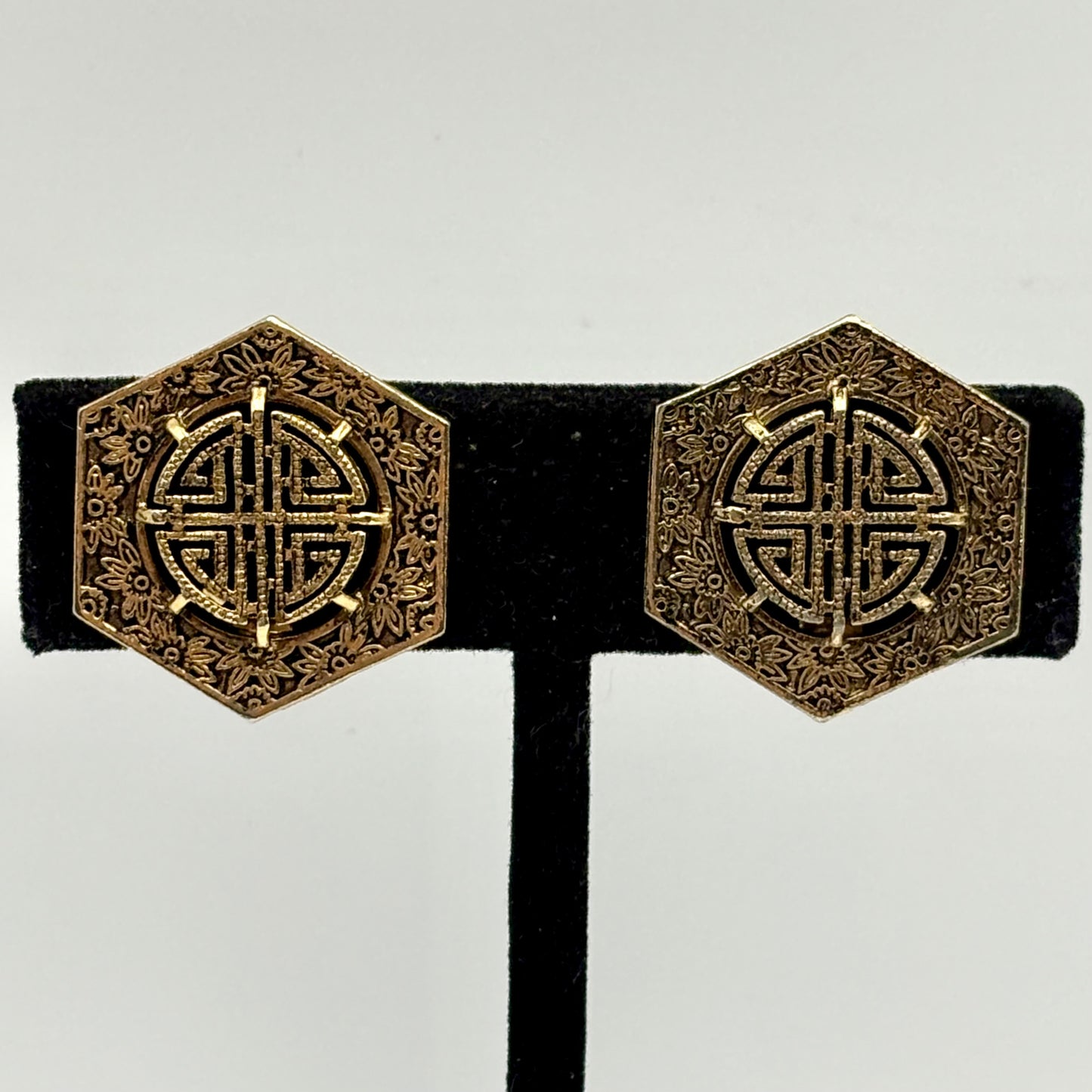1977 Sarah Coventry Tea House Earrings