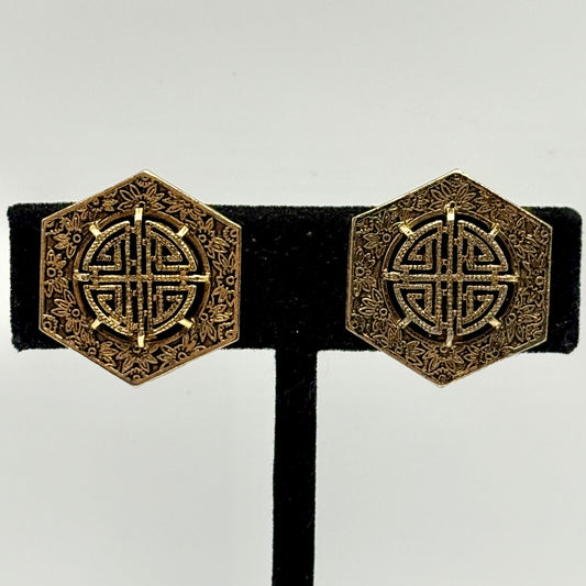 1977 Sarah Coventry Tea House Earrings