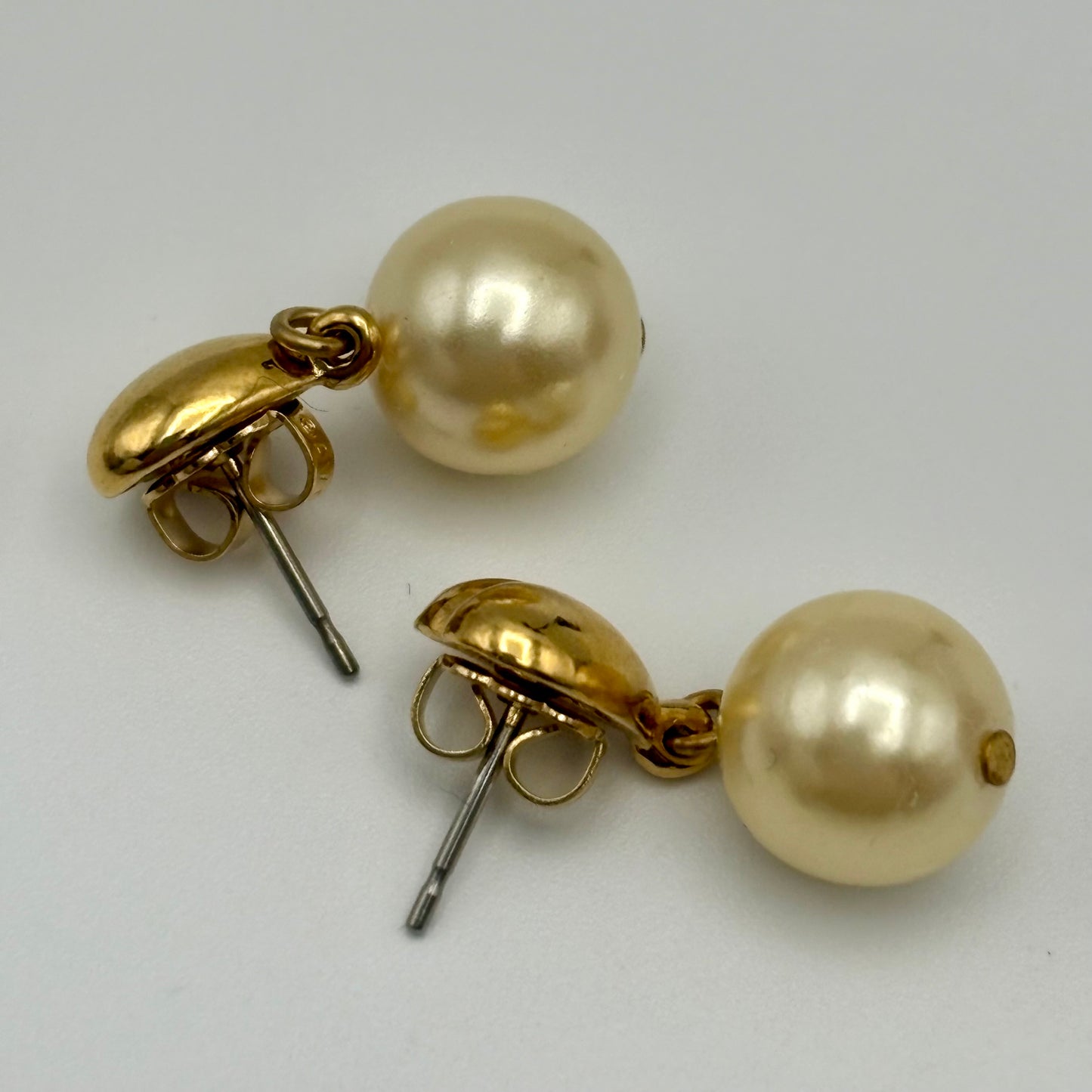 1990 Avon Delicate Heart Drop Earrings