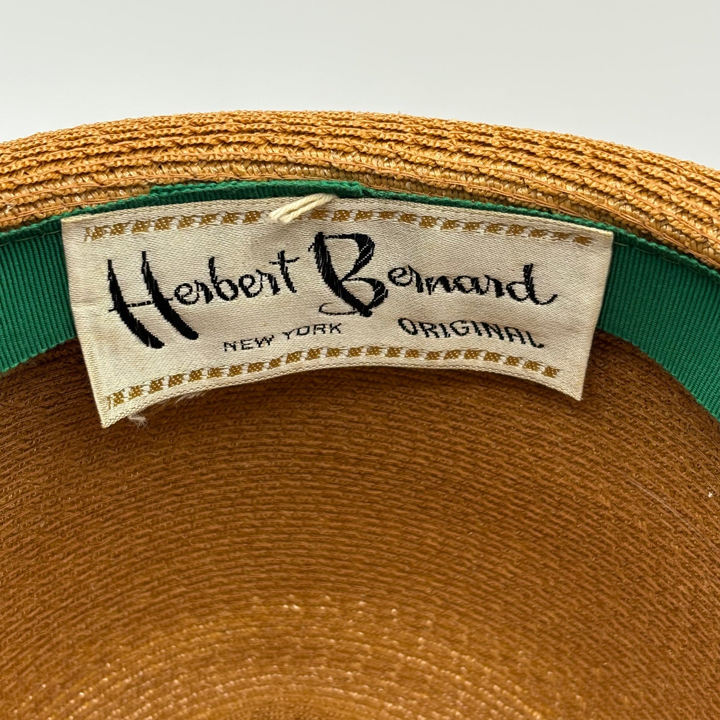 50s/ 60s Herbert Bernard New York Breton Hat