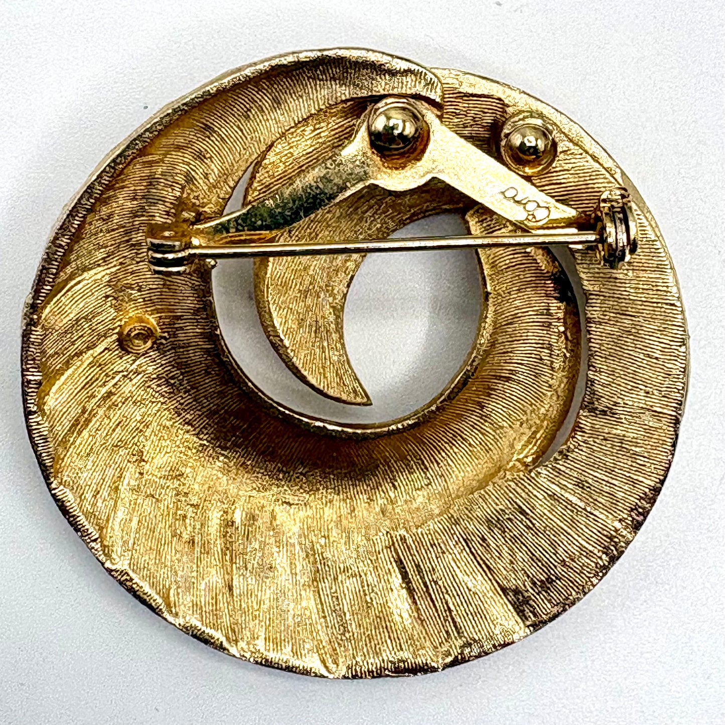 1960s Coro Swirl Brooch