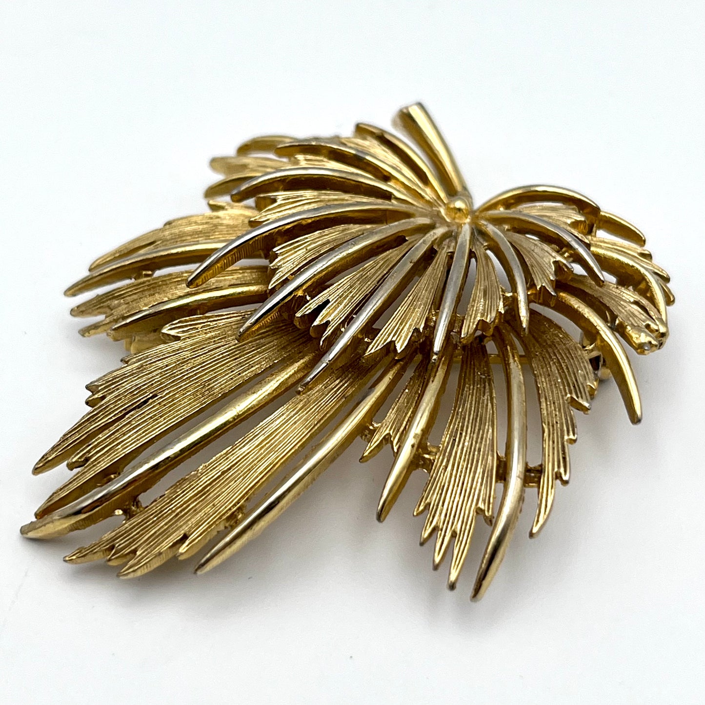 Late 50s/ Early 60s Lisner Leaf Brooch