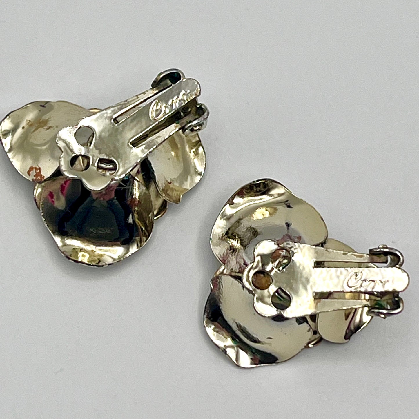 1960s Coro Flower Earrings