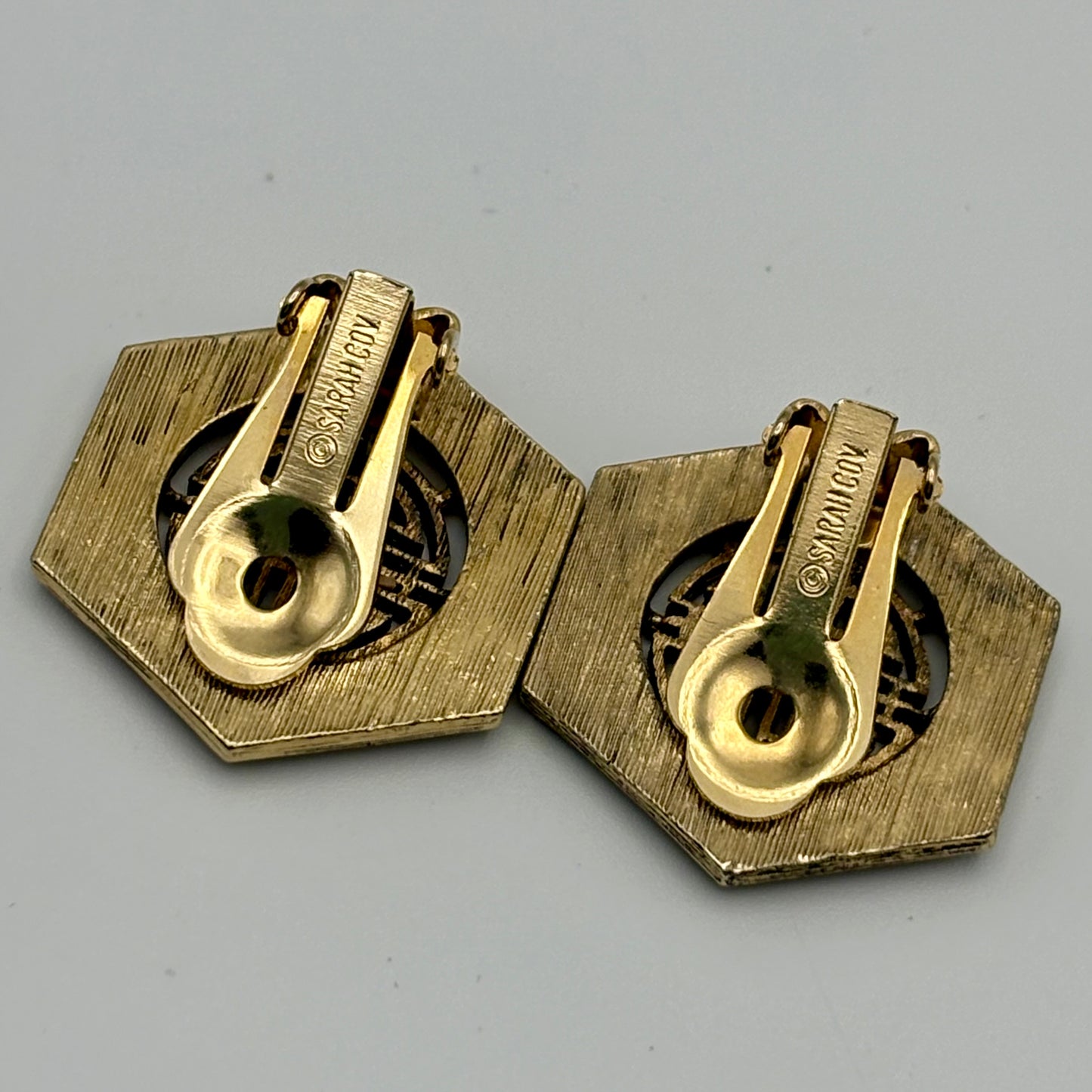 1977 Sarah Coventry Tea House Earrings