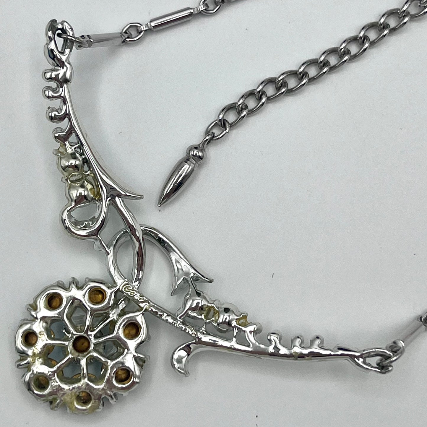 Late 50s/ Early 60s Coro Rhinestone Necklace