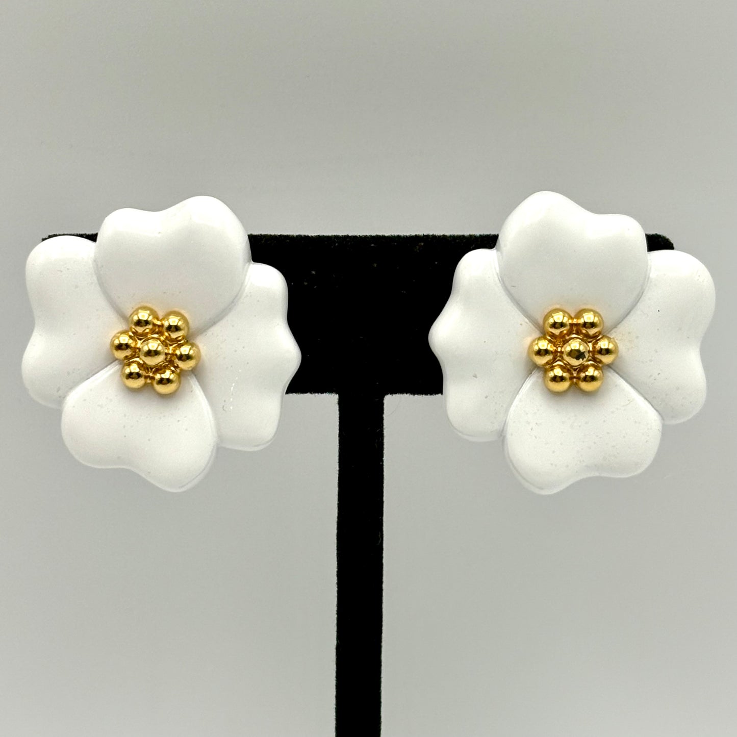 80s/90s Monet Flower Earrings