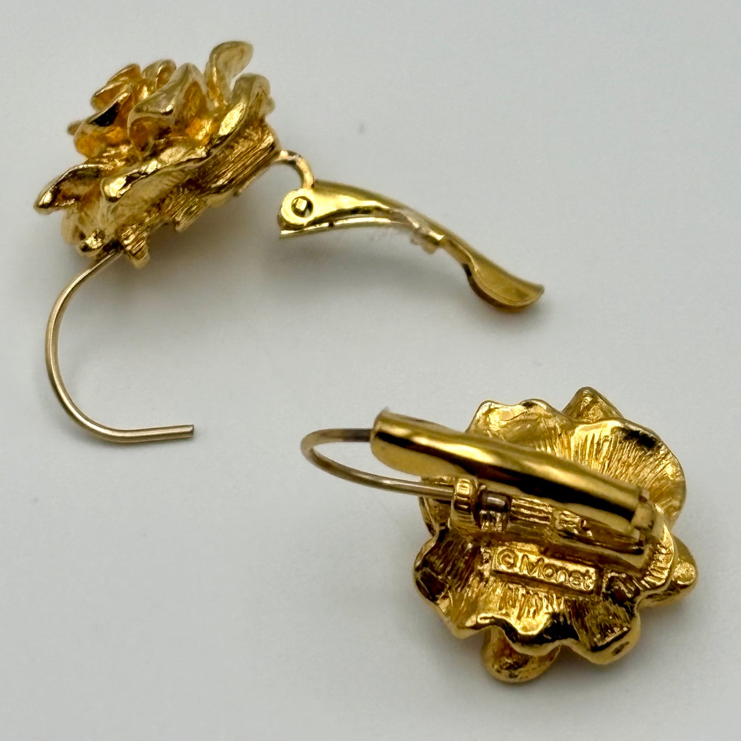 80s/90s Monet Flower Earrings