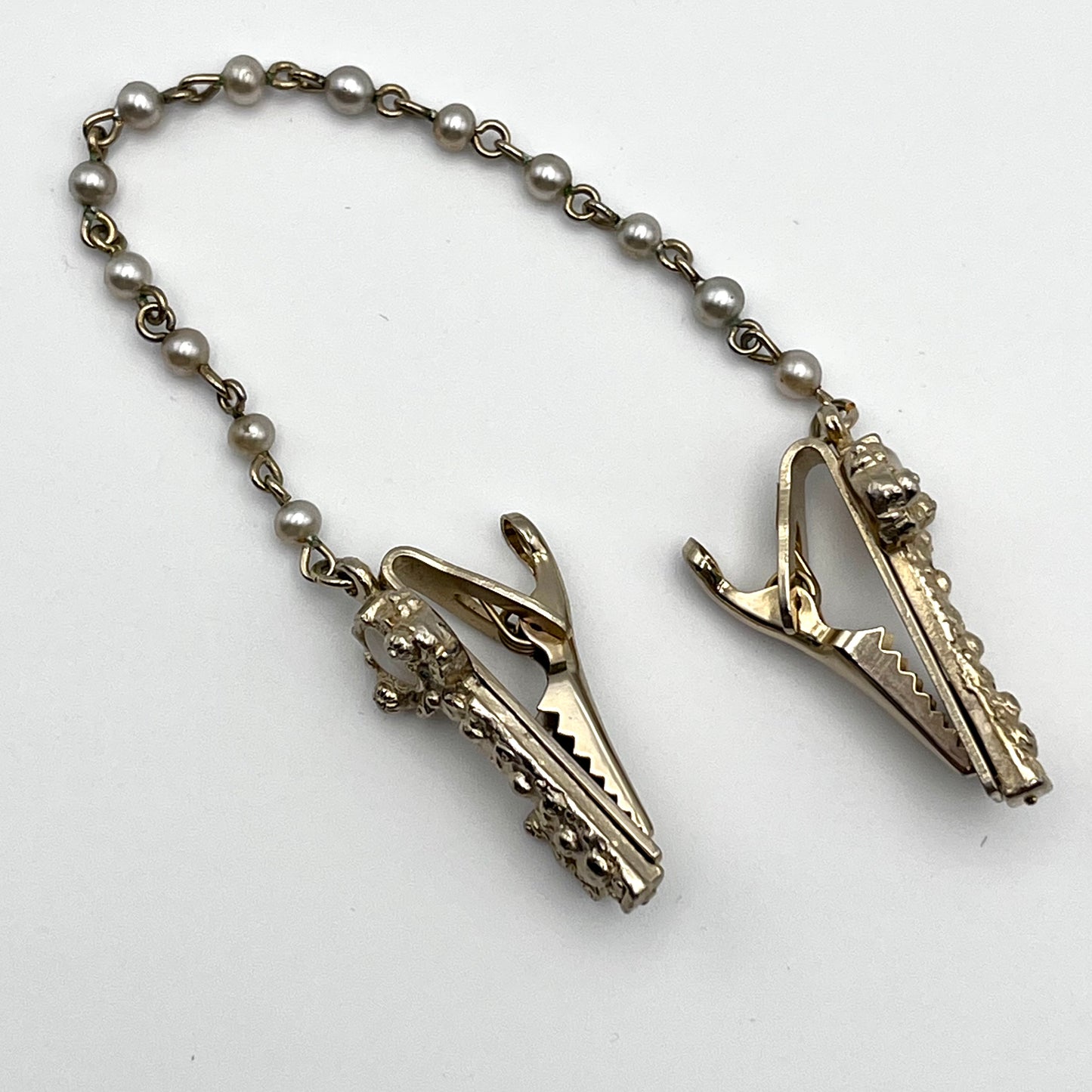 Late 50s/ Early 60s Key Shaped Sweater Clip