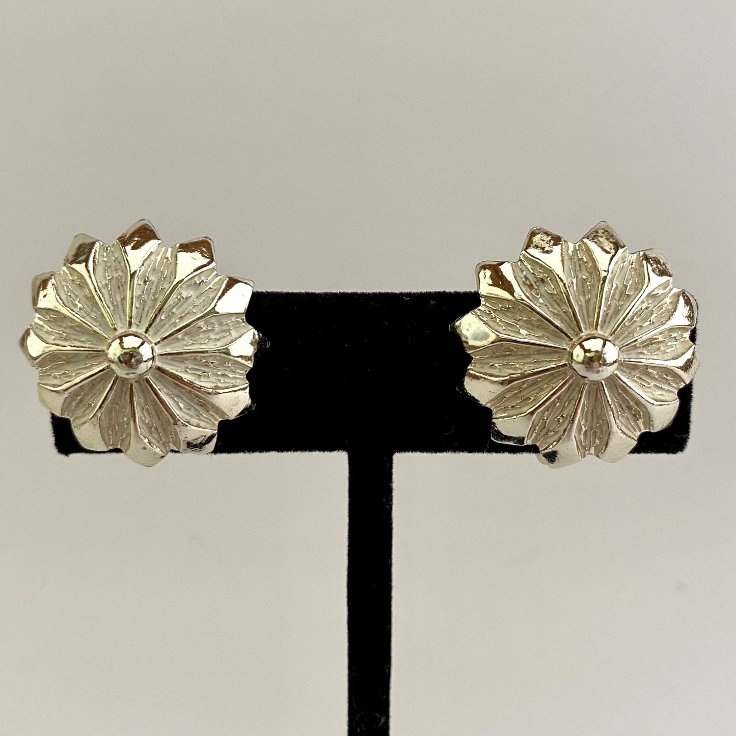 1960s Kramer Floral Earrings