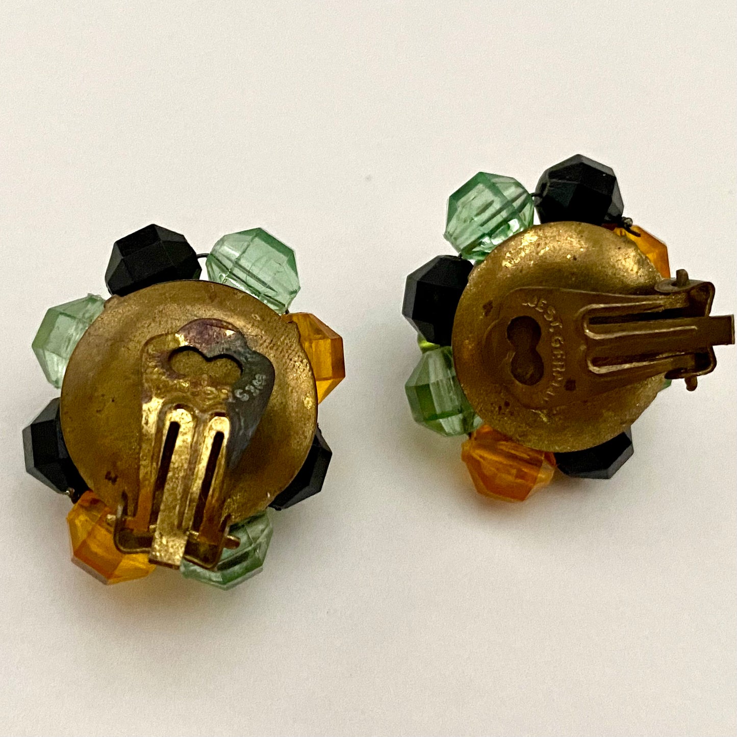 1960s West Germany Bead Earrings