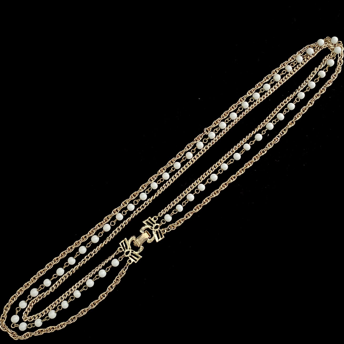 1960s Coro Graduated Necklace & Bracelet Parue - Retro Kandy Vintage