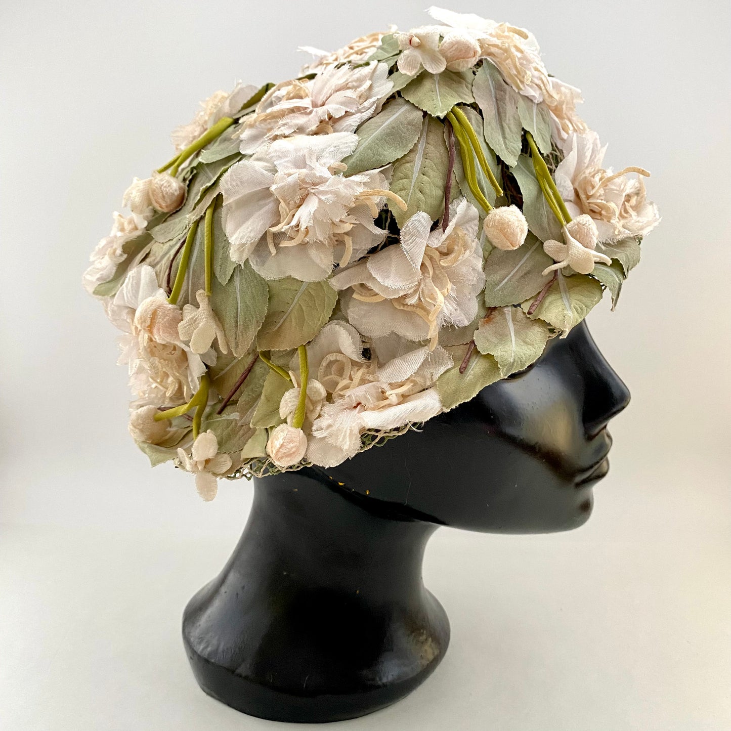 Late 50s/ Early 60s Amy, New York Flower Hat