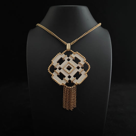 1972 Contempora Convertible Pendant Necklace/ Brooch - Retro Kandy Vintage