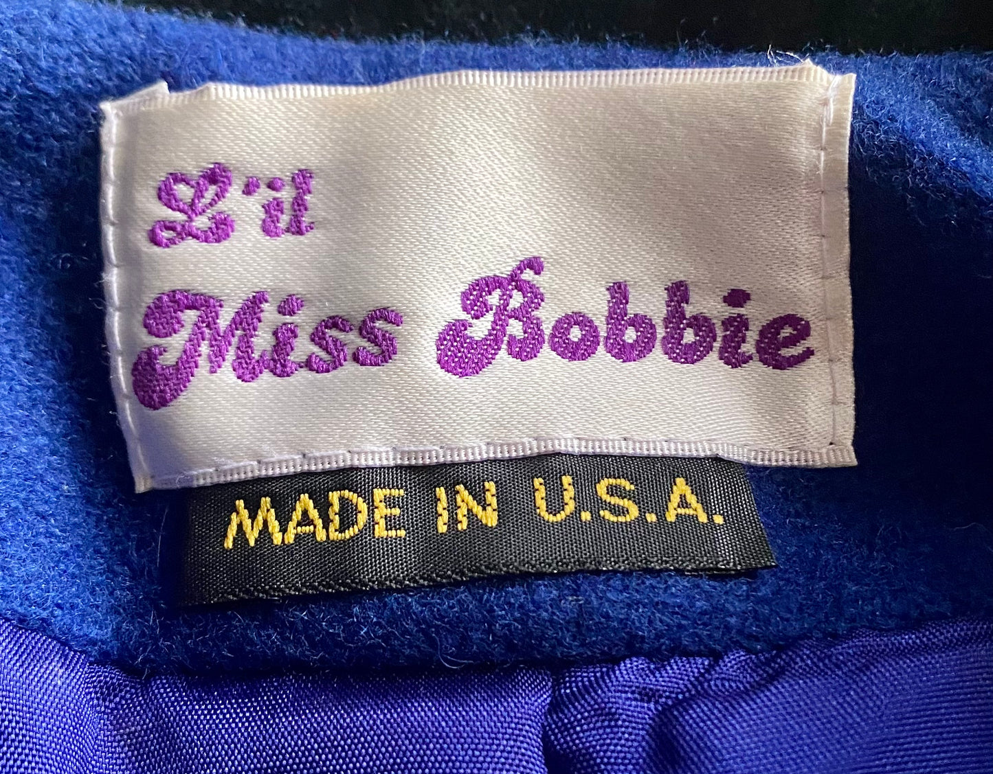 Late 70s/ Early 80s L'il Miss Bobbie Coat