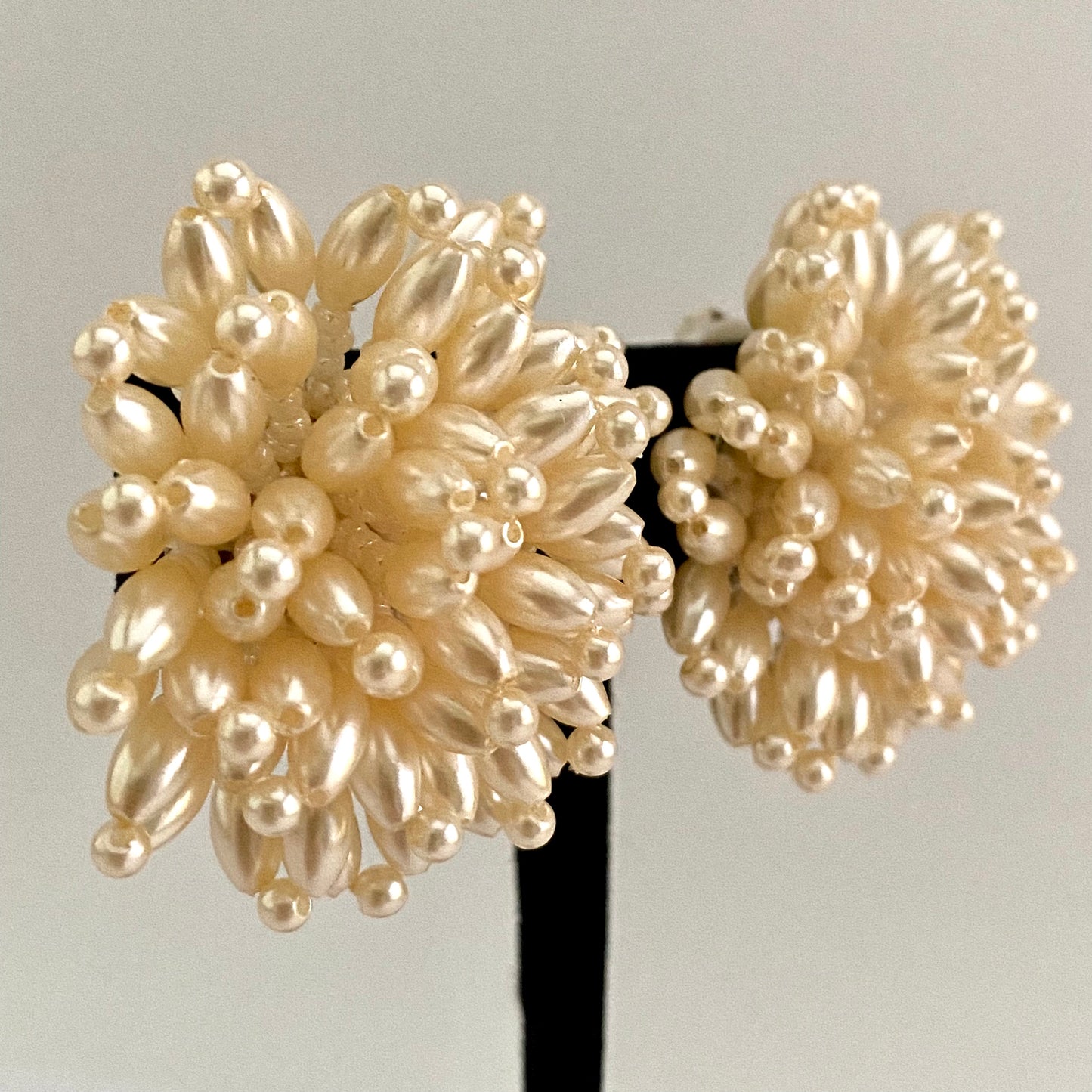 1993 Avon Pearly Spray Earrings