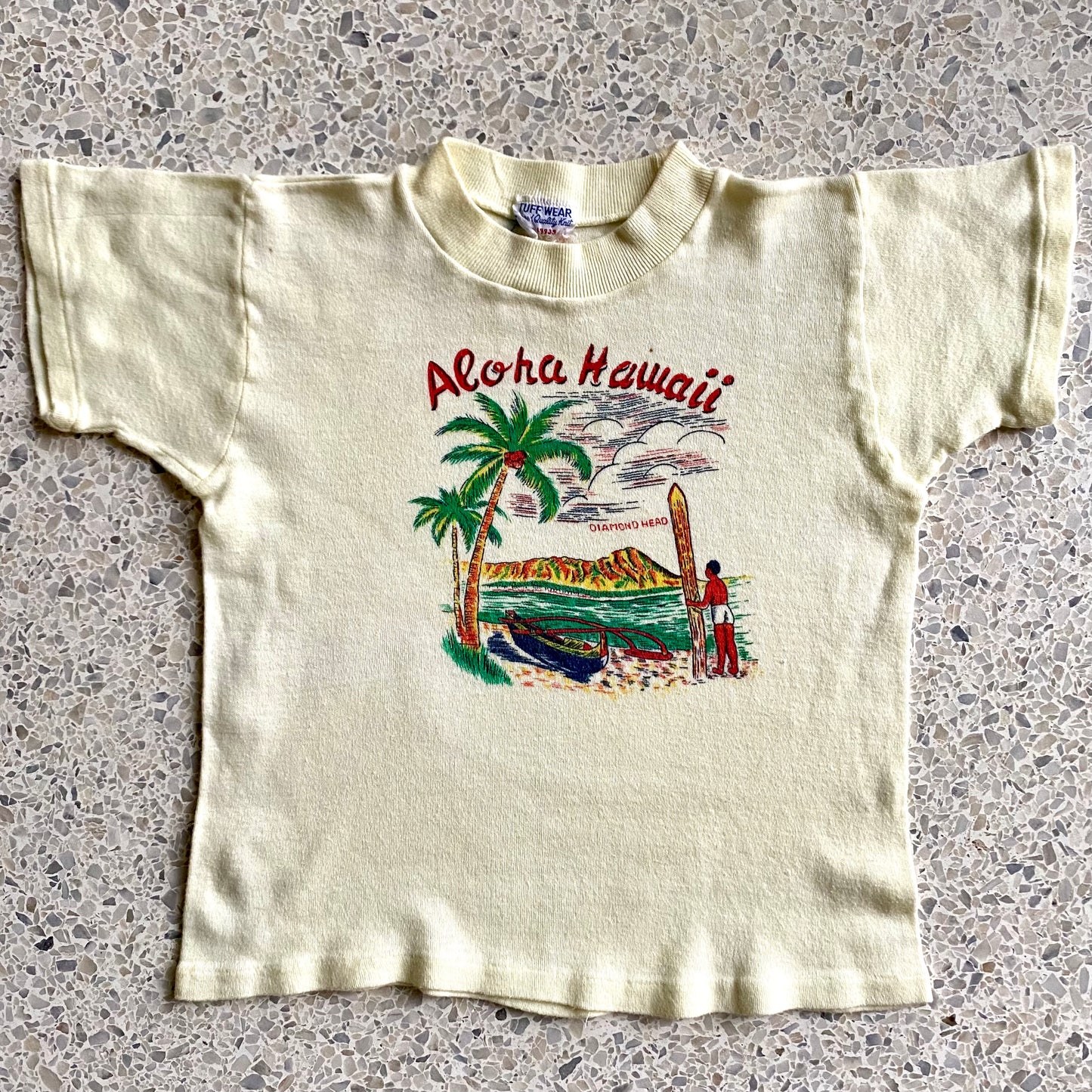 1960s Children's Aloha Hawaii T-shirt By Tuff Wear