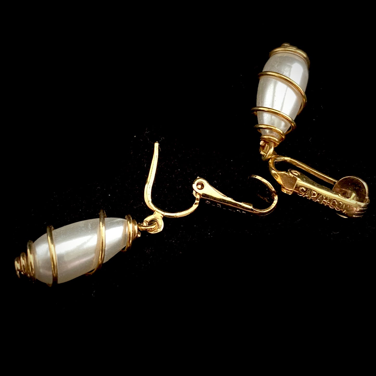 1970 Sarah Coventry Caged Pearl Demi Parure - Retro Kandy Vintage