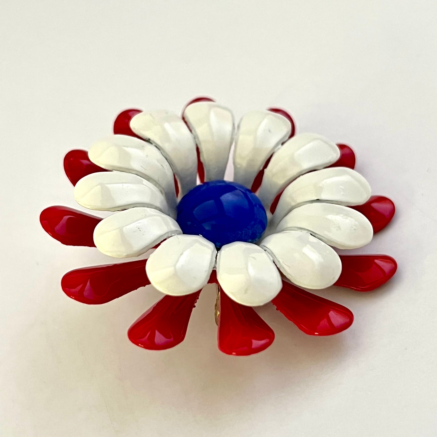 Late 60s/ Early 70s Enamel Flower Brooch