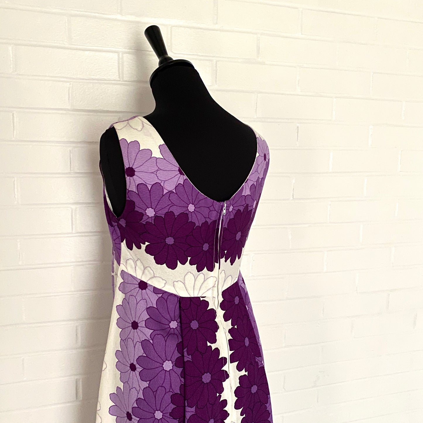 Late 1960s Ui-Maikai Hawaiian Maxi Dress