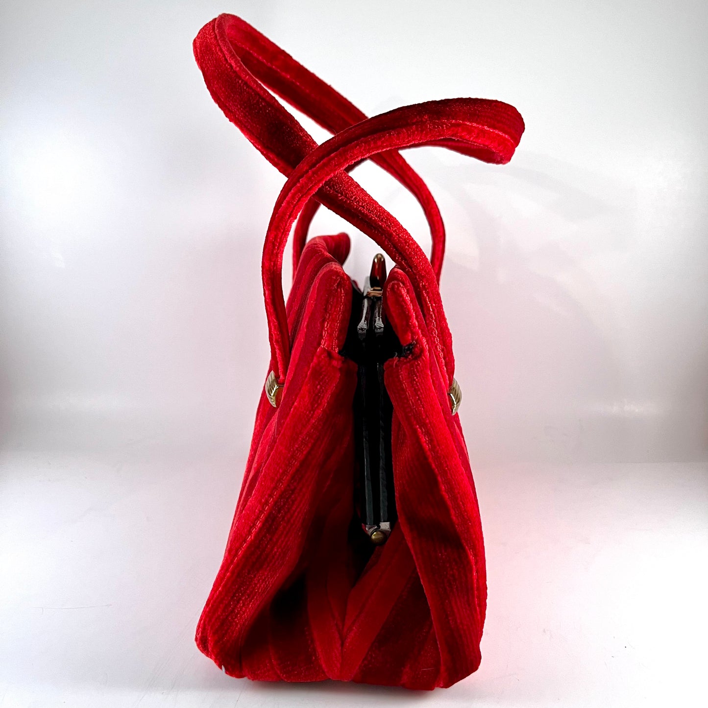 1960s Garay Velvet Carpet Handbag