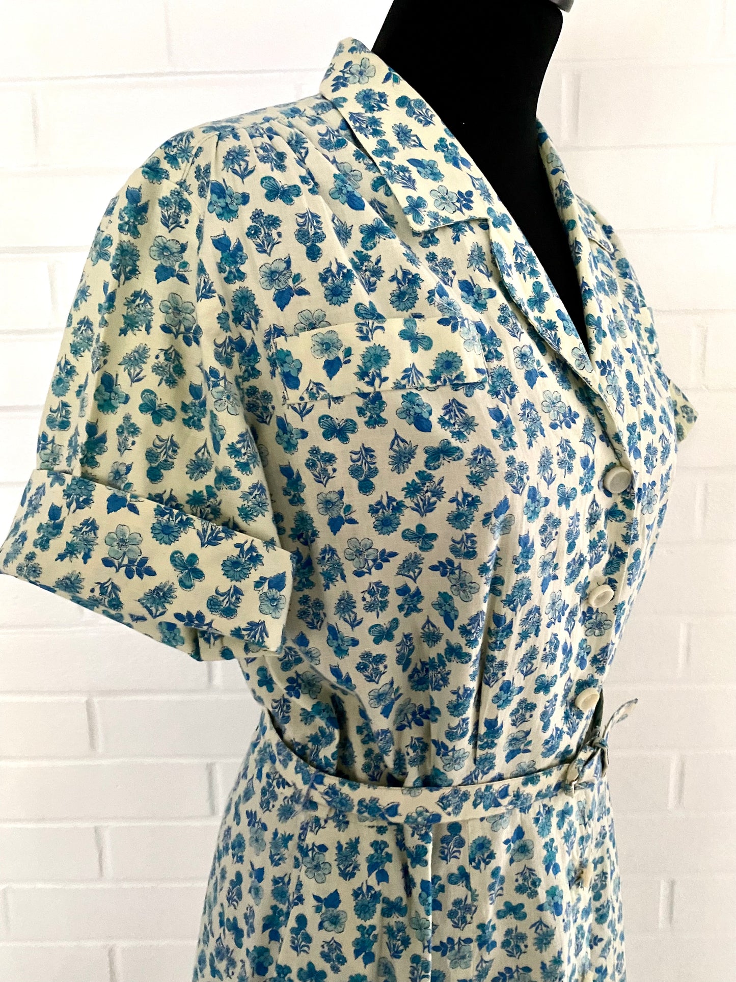 1950s Activi-Tee Belted Shirt Dress