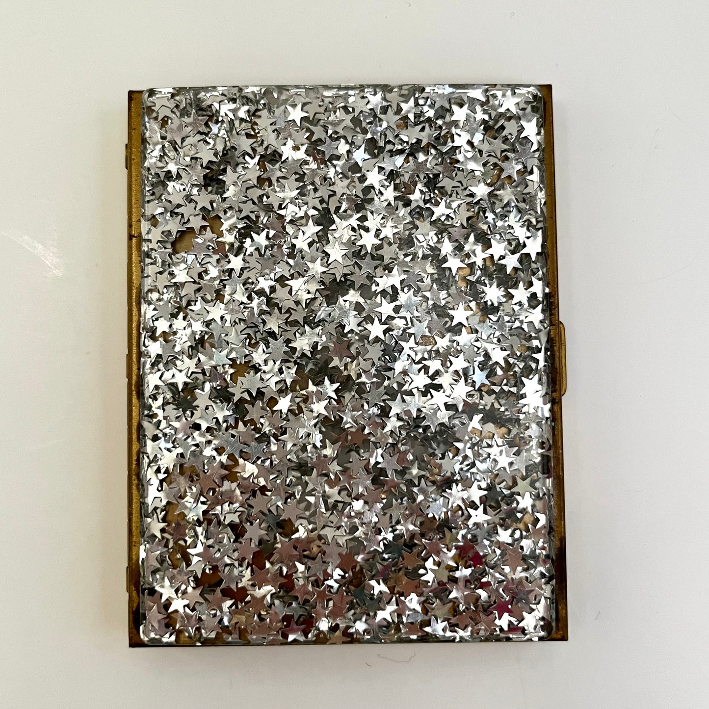 1950s Confetti Lucite Cigarette Case