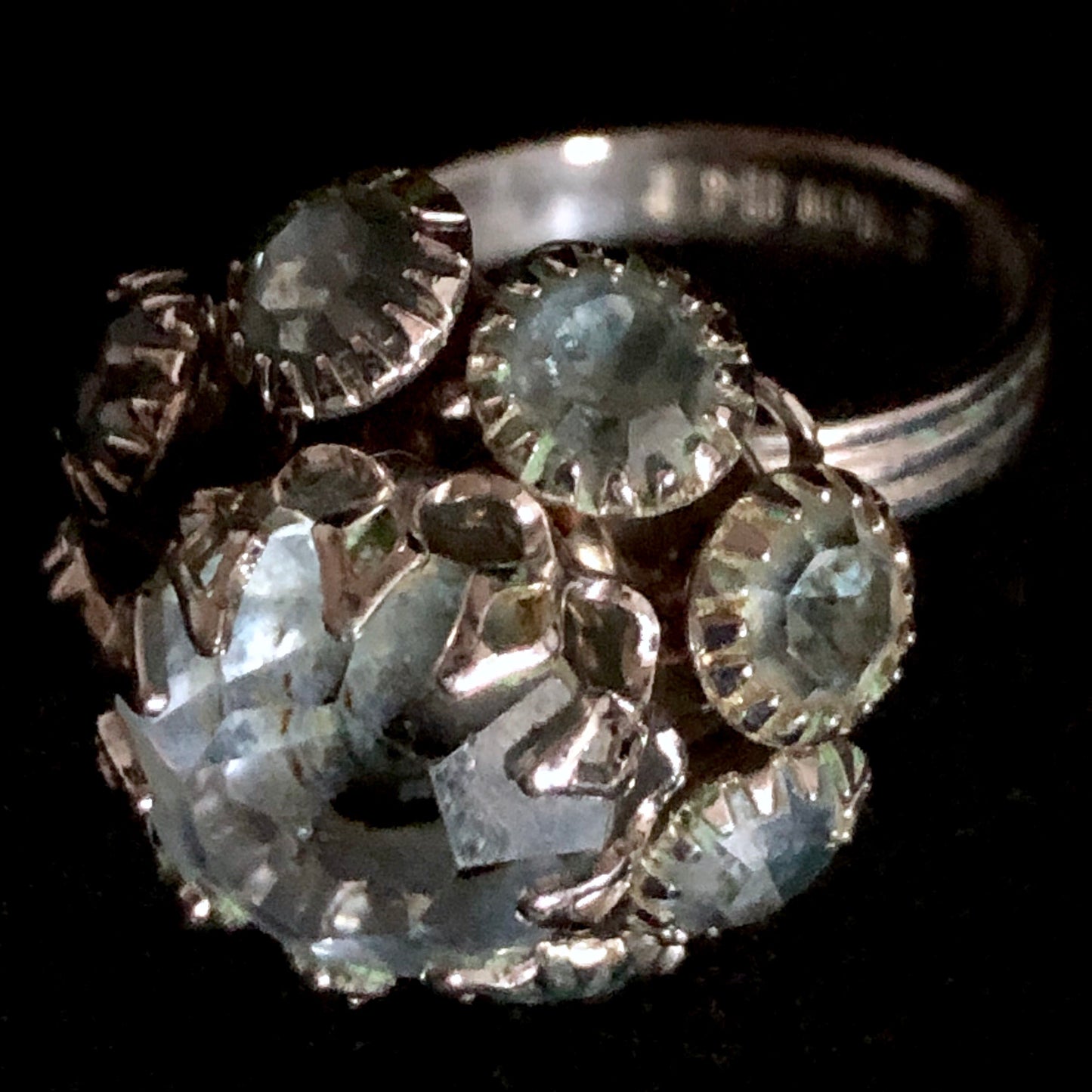 1974 Emmons Crystal Lights Ring - Retro Kandy Vintage