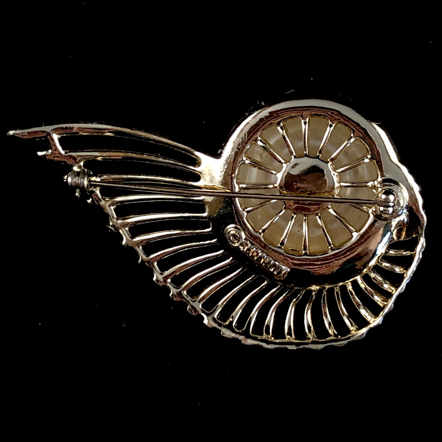 1956 Sarah Coventry Pearl Flight Brooch - Retro Kandy Vintage