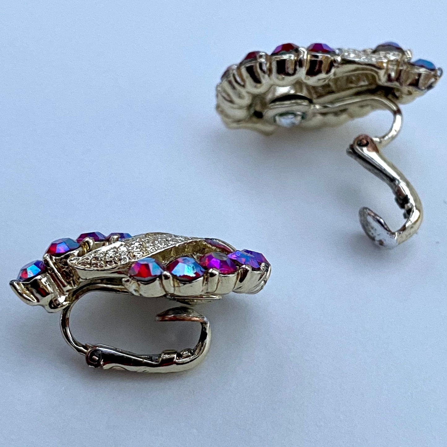 Late 50s/ Early 60s Coro Aurora Borealis Earrings