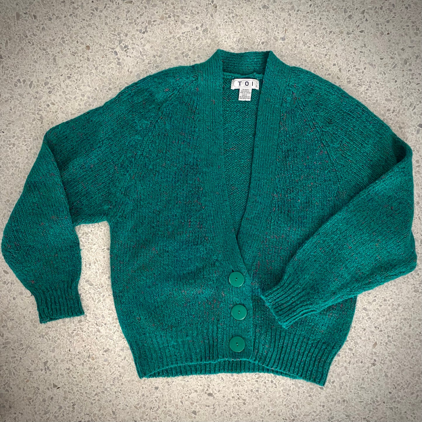 1980s TOI Sweater Cardigan