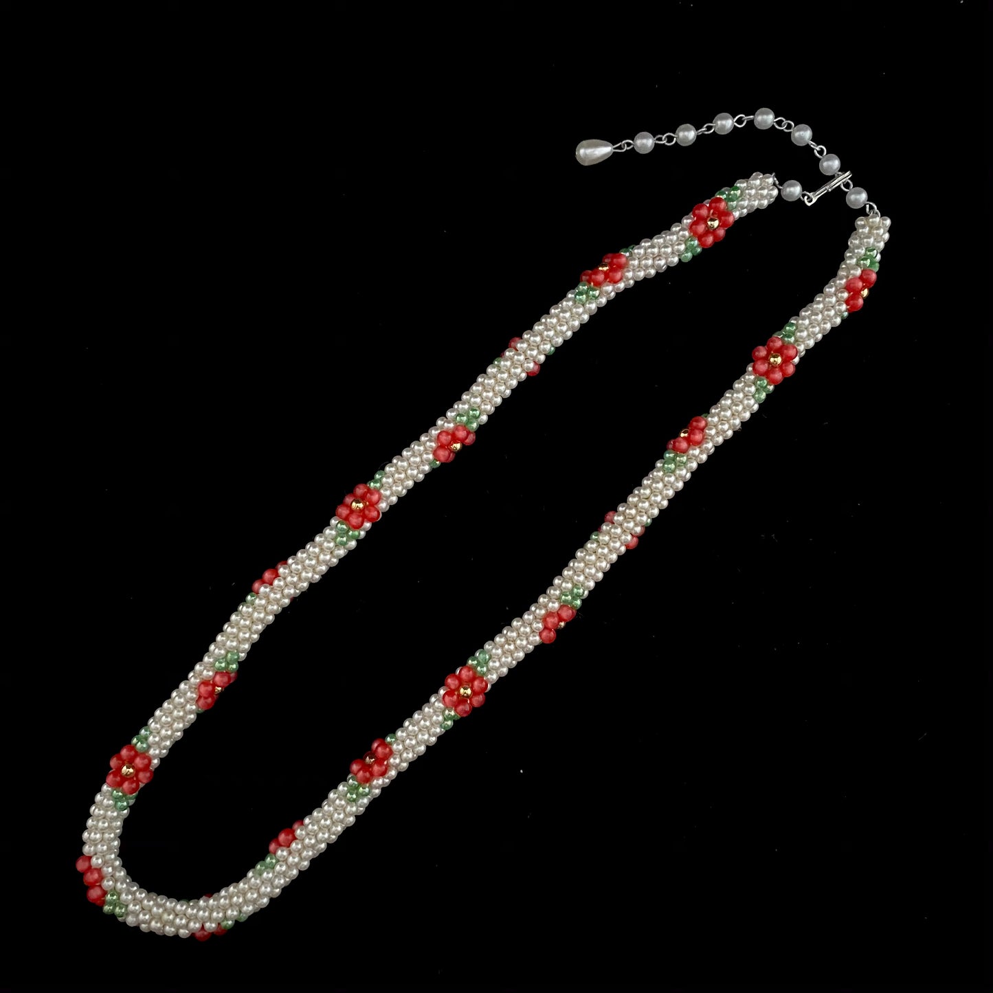 1970s Beaded Rope Choker