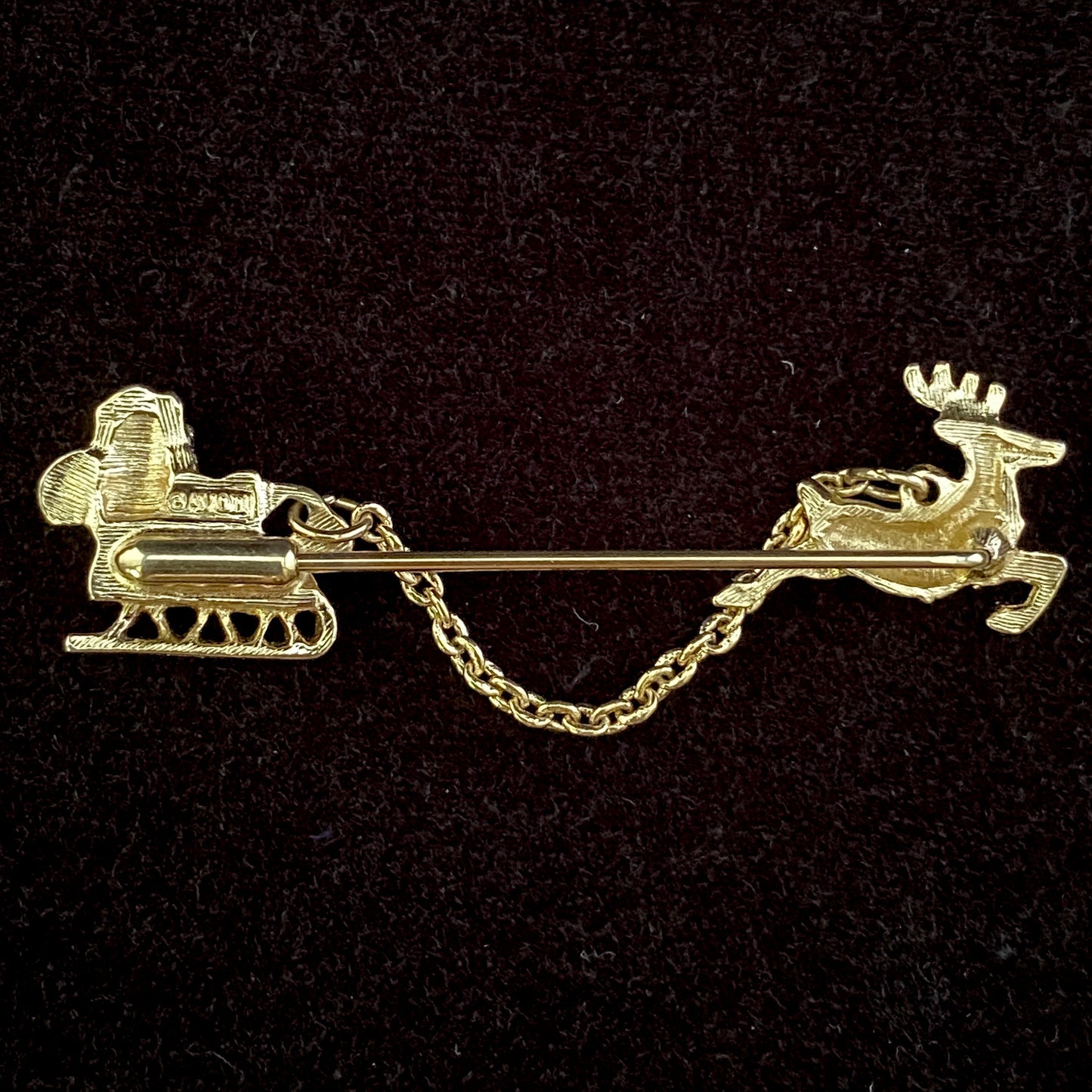 1983 Avon Sleigh Chantelaine Stick Pin - Retro Kandy Vintage