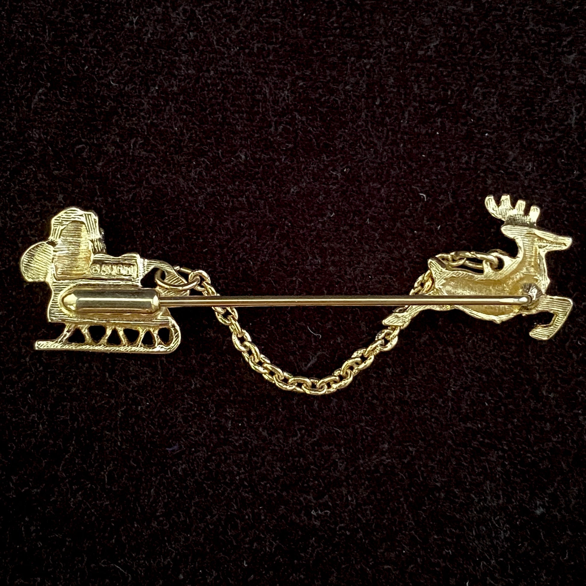 1983 Avon Sleigh Chantelaine Stick Pin - Retro Kandy Vintage