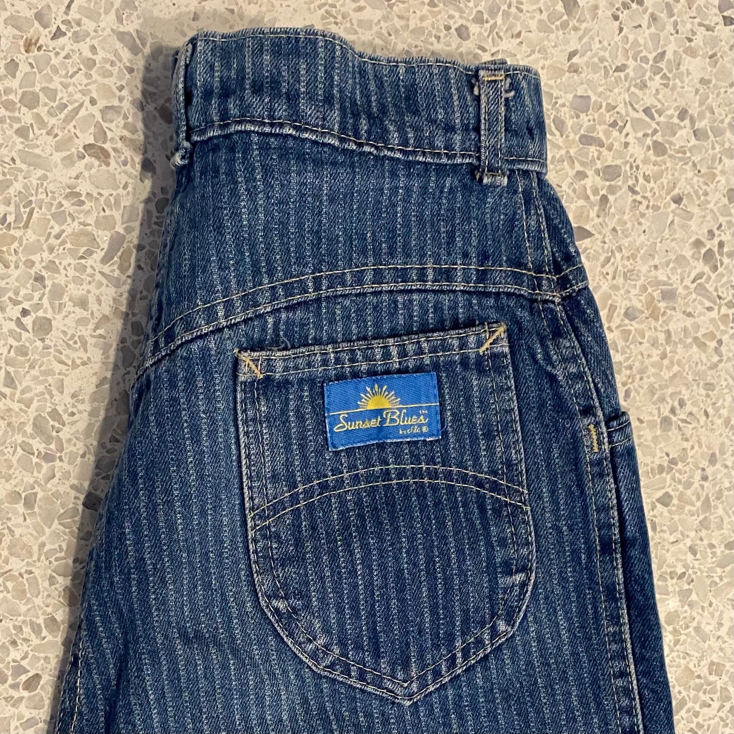 1980s Chic, Sunset Blues Denim Jeans