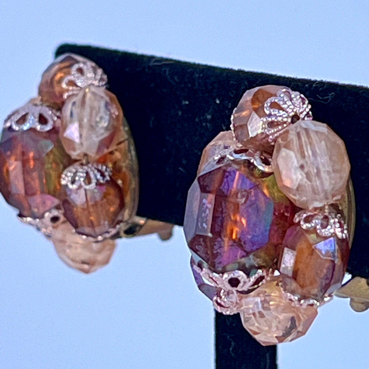 1960s Western Germany Bead Earrings