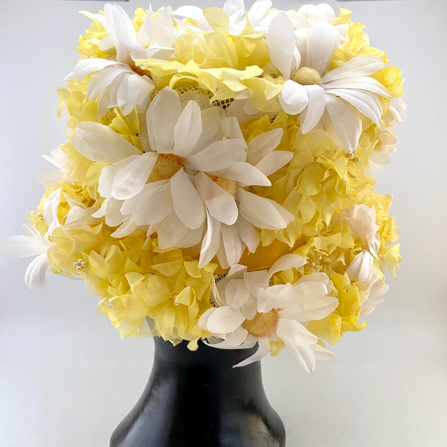 Late 60s/ Early 70s Daisy & Flowered Brimmed Hat