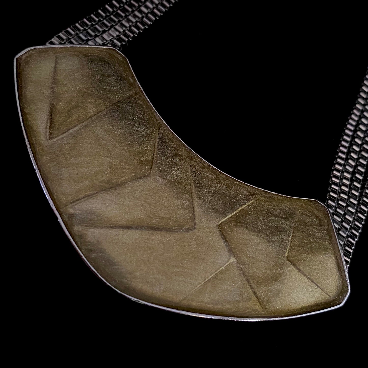 Late 1970s Kunio Matsumoto for Trifari Modernistic Necklace